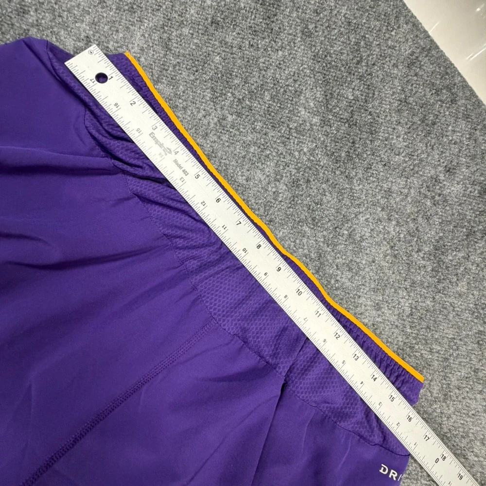 Nike Team Issued LSU Tigers Dri-FIT Athletic Shorts Mens XL Purple Training 0543